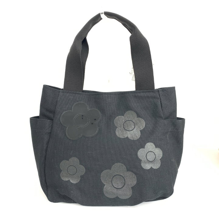楽天市場】MARY QUANT マリークワント トートバッグ 未使用品 ブラック 