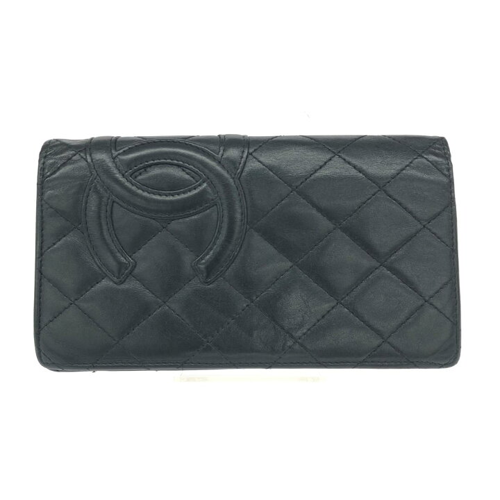 楽天市場】CHANEL シャネル カンボンライン 財布 シール有9番台  