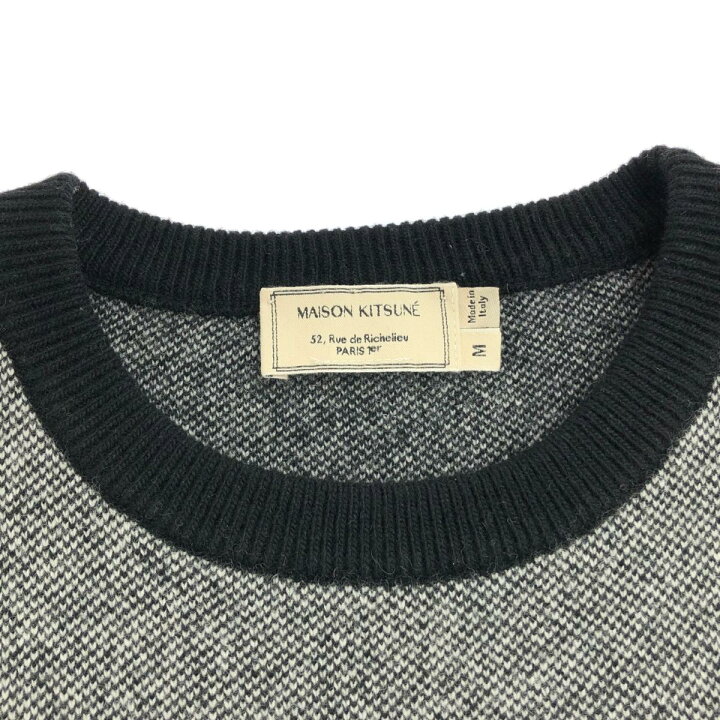 楽天市場】MAISON KITSUNE メゾンキツネ 長袖ニットワンピース 良好 