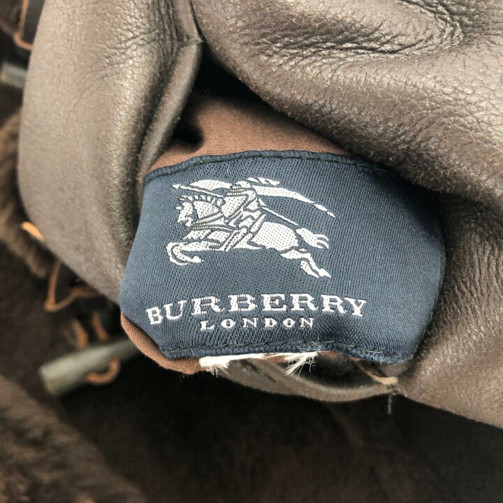 楽天市場】BURBERRY LONDON バーバリーロンドン ムートンコート BZ-300 