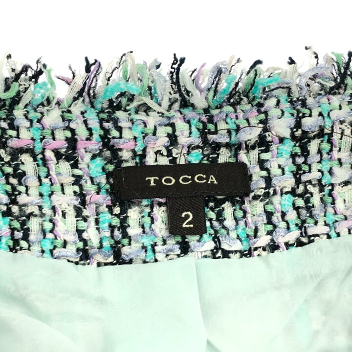 楽天市場】TOCCA トッカ ツイードジャケット サイズ:2 ミントグリーン  
