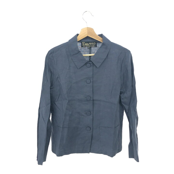 楽天市場】agnes b. アニエスベー リネンジャケット 良好 サイズ:40  