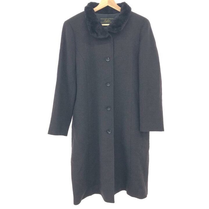 楽天市場】LEILIAN レリアン ロングコート サイズ:9 ブラウン カシミヤ 