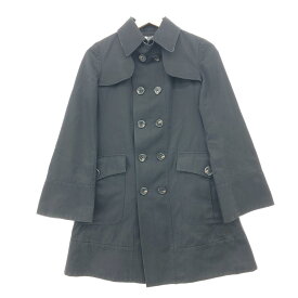 BURBERRY バーバリーブルーレーベル トレンチコート サイズ:36 FRF14-577-09 ブラック レディース 裏地ノバチェック 【中古】