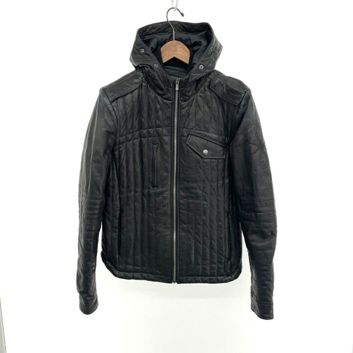 楽天市場】NUMERODUE ヌメロデュエ レザー中綿 ジャケット 3 ブラック 