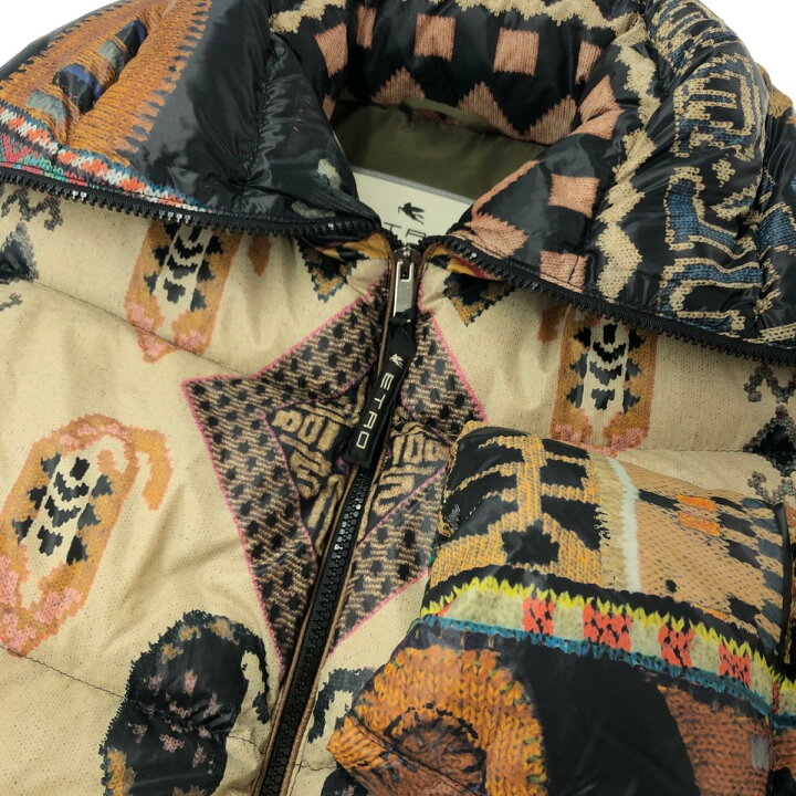 楽天市場】ETRO エトロ ダウンジャケット 良好 サイズ:42 ベージュ 