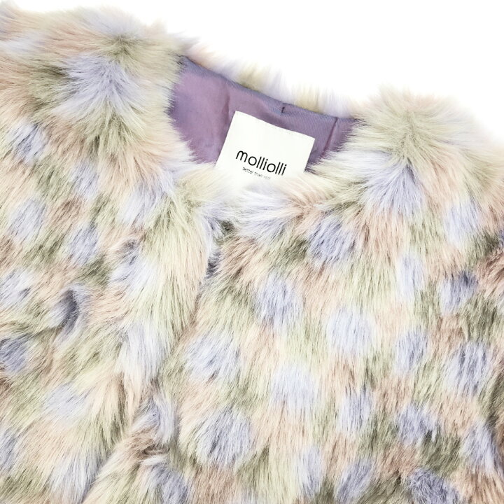 楽天市場】molliolli フェイクファーコート 未使用品 サイズ:S マルチ 
