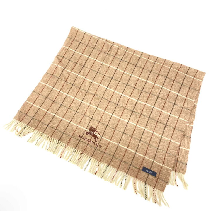 楽天市場】BURBERRY バーバリー ブランケット ブラウン ウール100 