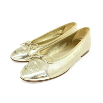 楽天市場】パンプス（ブランドシャネル・カラーゴールド）（レディース  