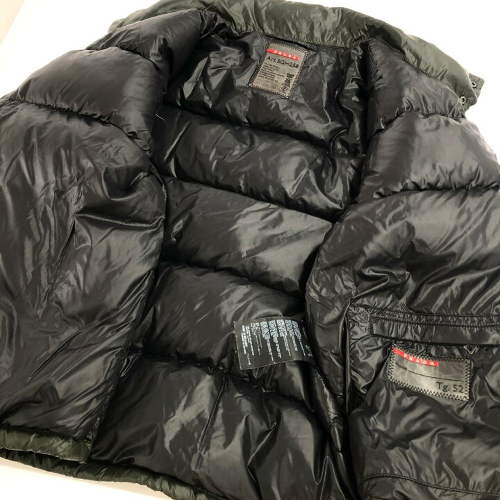 楽天市場】PRADA プラダ ダウンジャケット サイズ:52 グリーン 