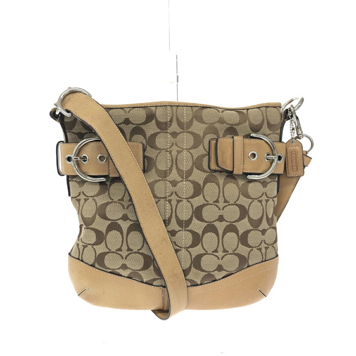 楽天市場】COACH コーチ シグネチャー ショルダーバッグ 3574 ベージュ 