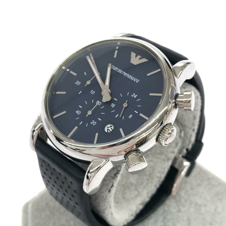 楽天市場】EMPORIO ARMANI エンポリオアルマーニ 腕時計 クロノグラフ 