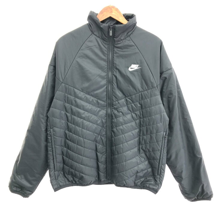 楽天市場】NIKE ナイキ 中綿 ジャケット サイズ:M ブラック メンズ 