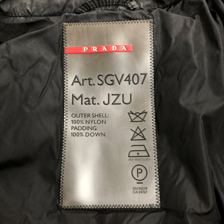 楽天市場】PRADA SPORTS プラダスポーツ ダウンジャケット サイズ:54  