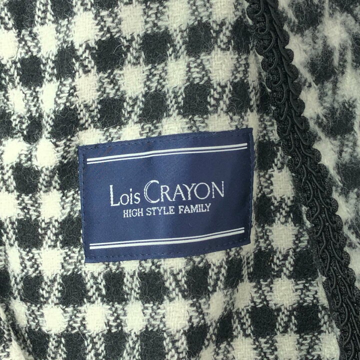 楽天市場】LOIS CRAYON ロイスクレヨン チェスターコート チェック柄 