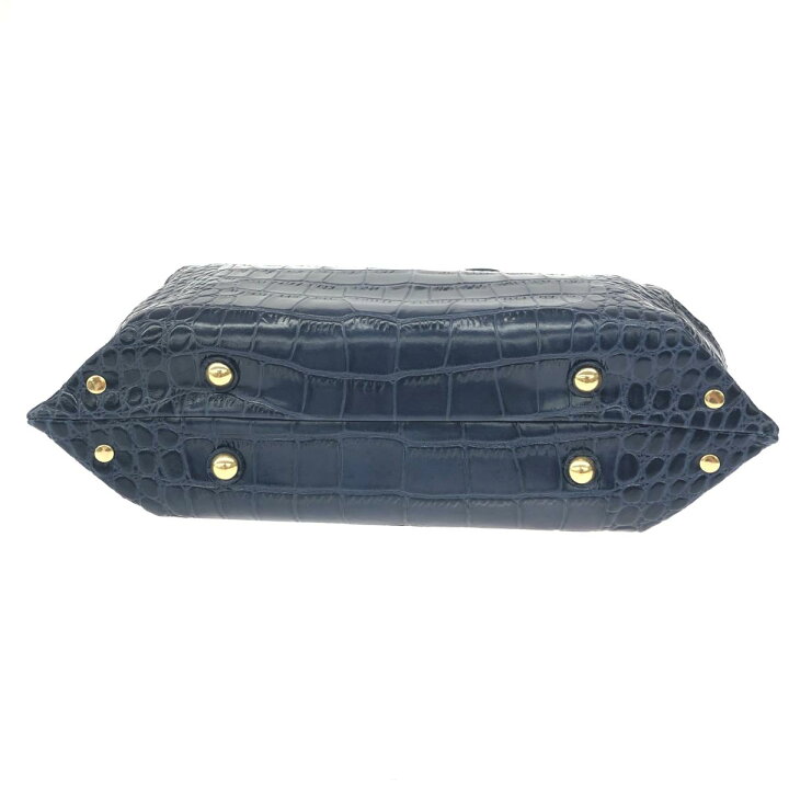 楽天市場】Potior ポティオール 2WAYバッグ 美品 ネイビー レザー 