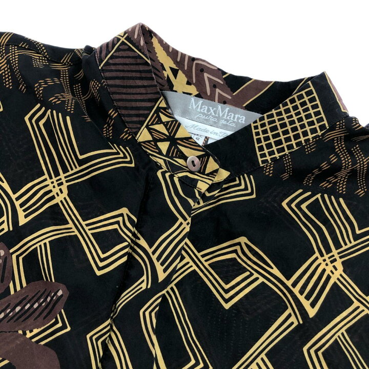 楽天市場】MAX MARA マックスマーラ 半袖シルク シャツ 良好 サイズ:38 