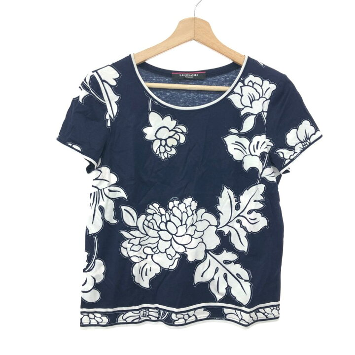 楽天市場】LEONARD レオナール 半袖カットソー Tシャツ 良好 サイズ:40  