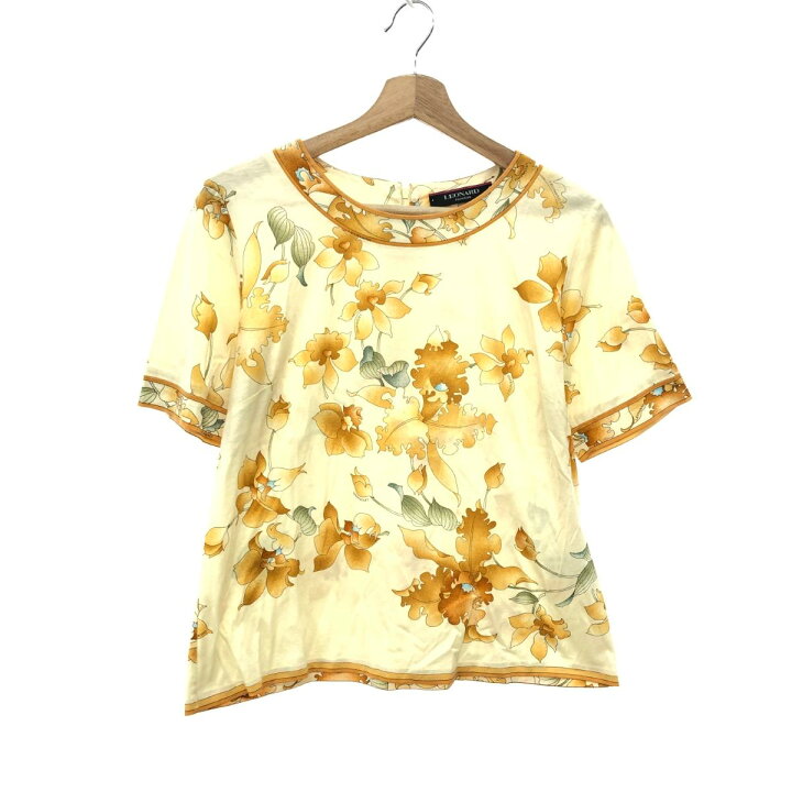 楽天市場】LEONARD レオナール カットソー Tシャツ サイズ:42 イエロー 