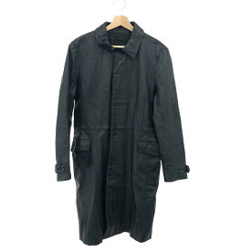 DIET BUTCHER SLIM SKIN ダイエットブッチャースリムスキン レザー コート 表記なし ブラック 羊革 メンズ 革ジャン アウター 【中古】