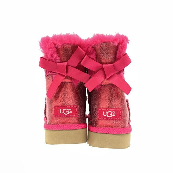 楽天市場】UGG アグ ミニベイリーボウ ムートン ブーツ 新品同様 表記  