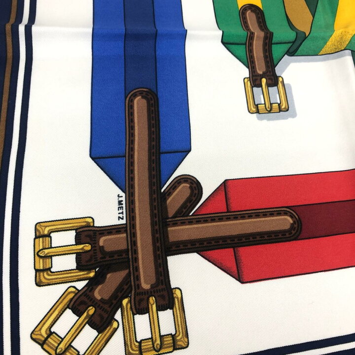 楽天市場】HERMES エルメス スカーフ カレ90/J 