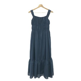 Herlipto ハーリップトゥ ティアードワンピース サイズ:S ロング Double Bow Summer Long Dress 1222305116 ネイビー レディース【中古】