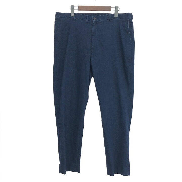 楽天市場】PAPAS パパス デニムスラックスパンツ サイズ:2XL ブルー  