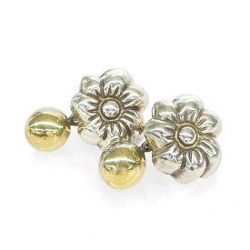 Folli Follie フォリフォリ SV×K18/ピアス フラワー ゴールドカラー/シルバーカラー レディース【中古】