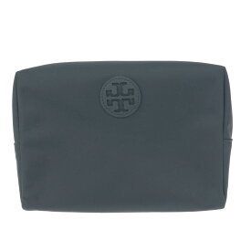 TORYBURCH トリーバーチ ポーチ 美品 ナイロン ブラック レディース【中古】