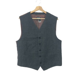 DONNAKARAN ダナキャラン スーツ/ベスト 良好 サイズ:L ストライプ グレー メンズ【中古】