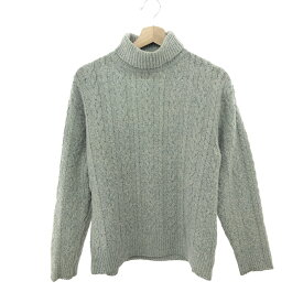 EMPORIO ARMANI エンポリオアルマーニ タートルネックニット サイズ:M アーカイブ/ウール×アクリル/セーター グレー メンズ【中古】