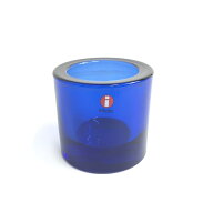 iittala イッタラ キャンドルホルダー/KIVI 美品 マリメッココラボ/ウルトラマリンブルー ブルー 【中古】