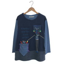 ♤アルベロベロ オレボレブラ♤七分袖 シャツチュニック ワンピース 