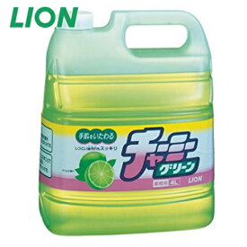 台所用洗剤 チャーミーグリーン 4L ライオン 詰め替え用 業務用