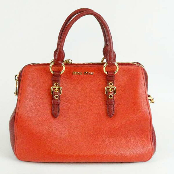 楽天市場】【中古】MIU MIU ミュウミュウ 2Way ボストンバッグ  