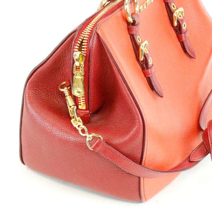 楽天市場】【中古】MIU MIU ミュウミュウ 2Way ボストンバッグ 