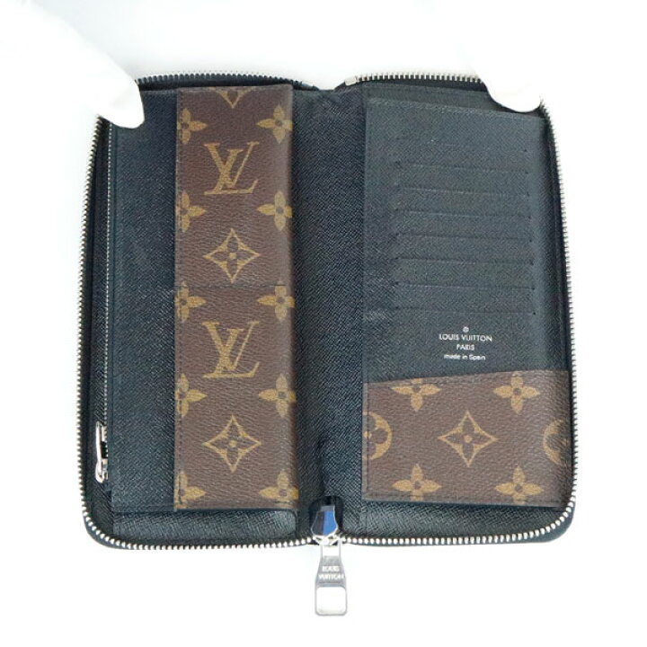 楽天市場】【中古】ルイヴィトン 長財布 モノグラムマカサー ジッピー  