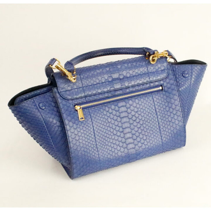 楽天市場】【中古】セリーヌ バッグ 2Way レディース パイソン レザー 