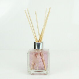 ハーバリウム リードディフューザー スティック プリザーブドフラワー かすみ草 パープル/ブルー/ピンク 全3色