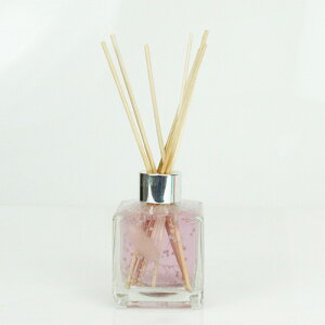 ハーバリウム リードディフューザー スティック プリザーブドフラワー かすみ草 パープル/ブルー/ピンク 全3色