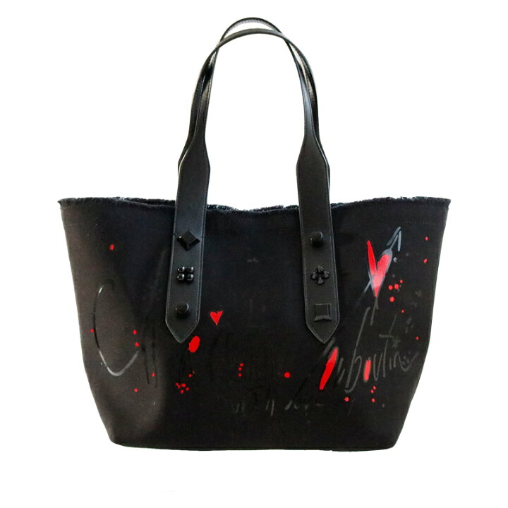楽天市場】【中古】クリスチャン ルブタン フランジバス トートバッグ  