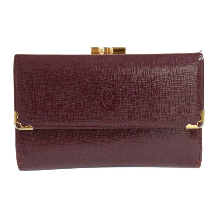 楽天市場】【中古】Cartier カルティエ マストライン 三つ折り財布  