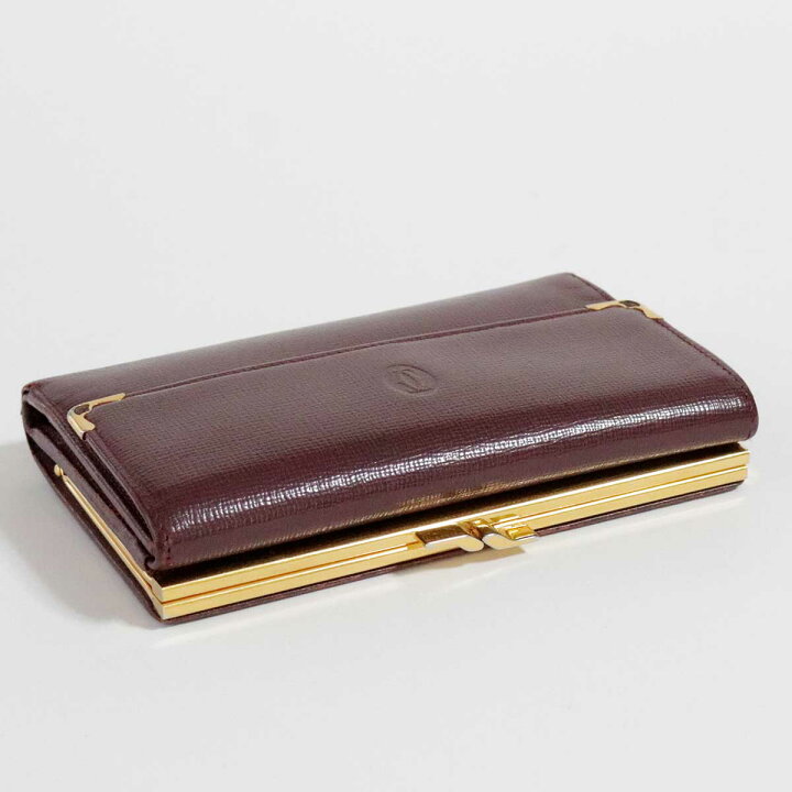 楽天市場】【中古】Cartier カルティエ マストライン 三つ折り財布  