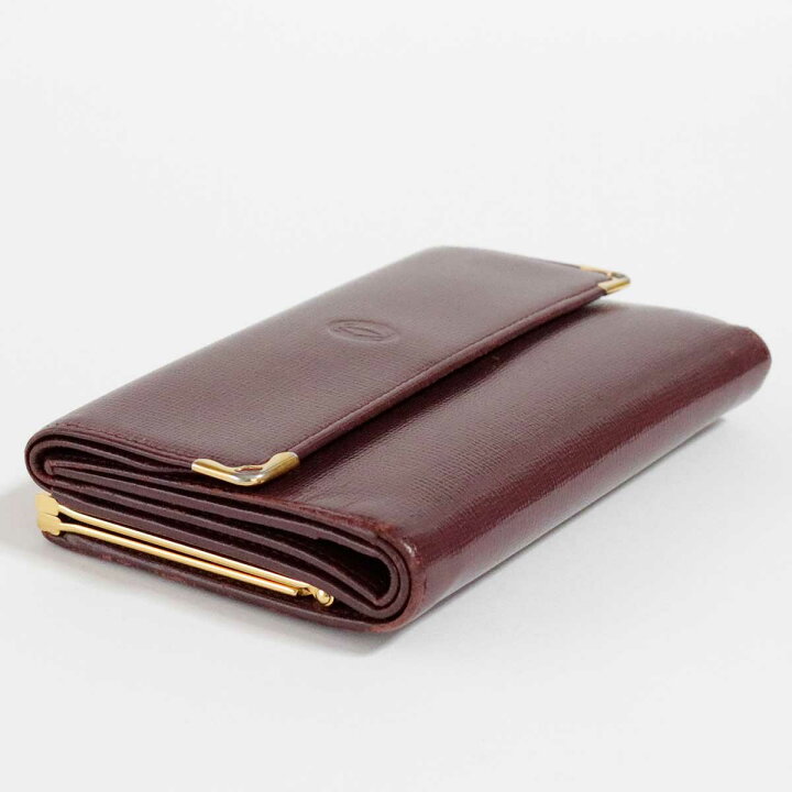 楽天市場】【中古】Cartier カルティエ マストライン 三つ折り財布 