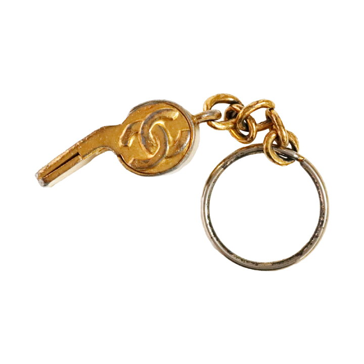 楽天市場】【中古】CHANEL シャネル ホイッスル キーホルダー 96A 