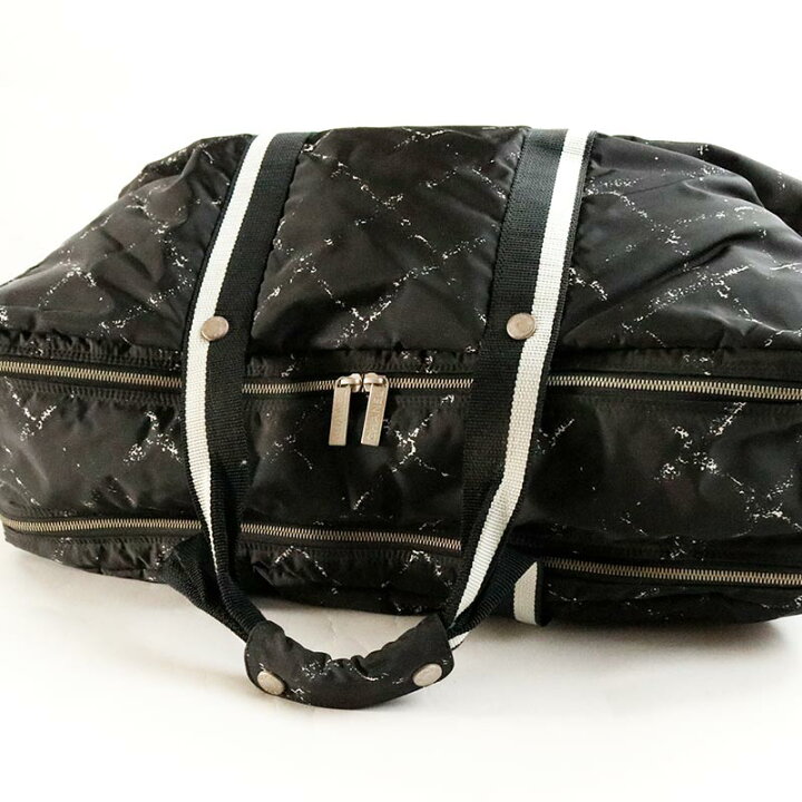 楽天市場】【中古】シャネル 旧トラベルライン ボストンバッグ 