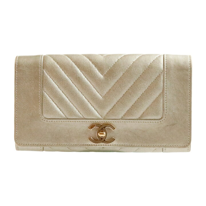 楽天市場】【中古】CHANEL シャネル 財布 レディース マドモアゼル V  