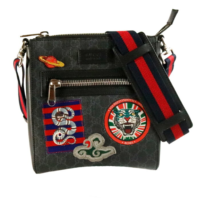 楽天市場】【中古】 グッチ バッグ クーリエ パッチワーク GG 