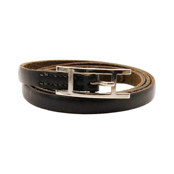 楽天市場】【中古】エルメス HERMES レザー ブレスレット 腕周り62 